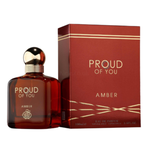 Proud Of You Amber Eau De Parfum 100ml Fragrance World Unisex Perfume